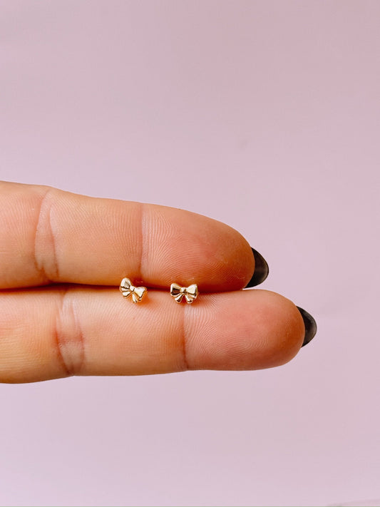 Golden Hour Designs Baby Bow Studs