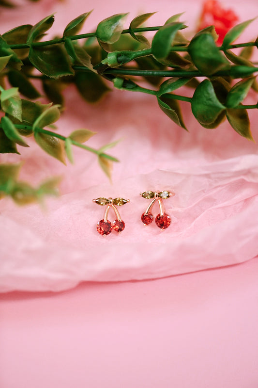 Cherry Gem Studs