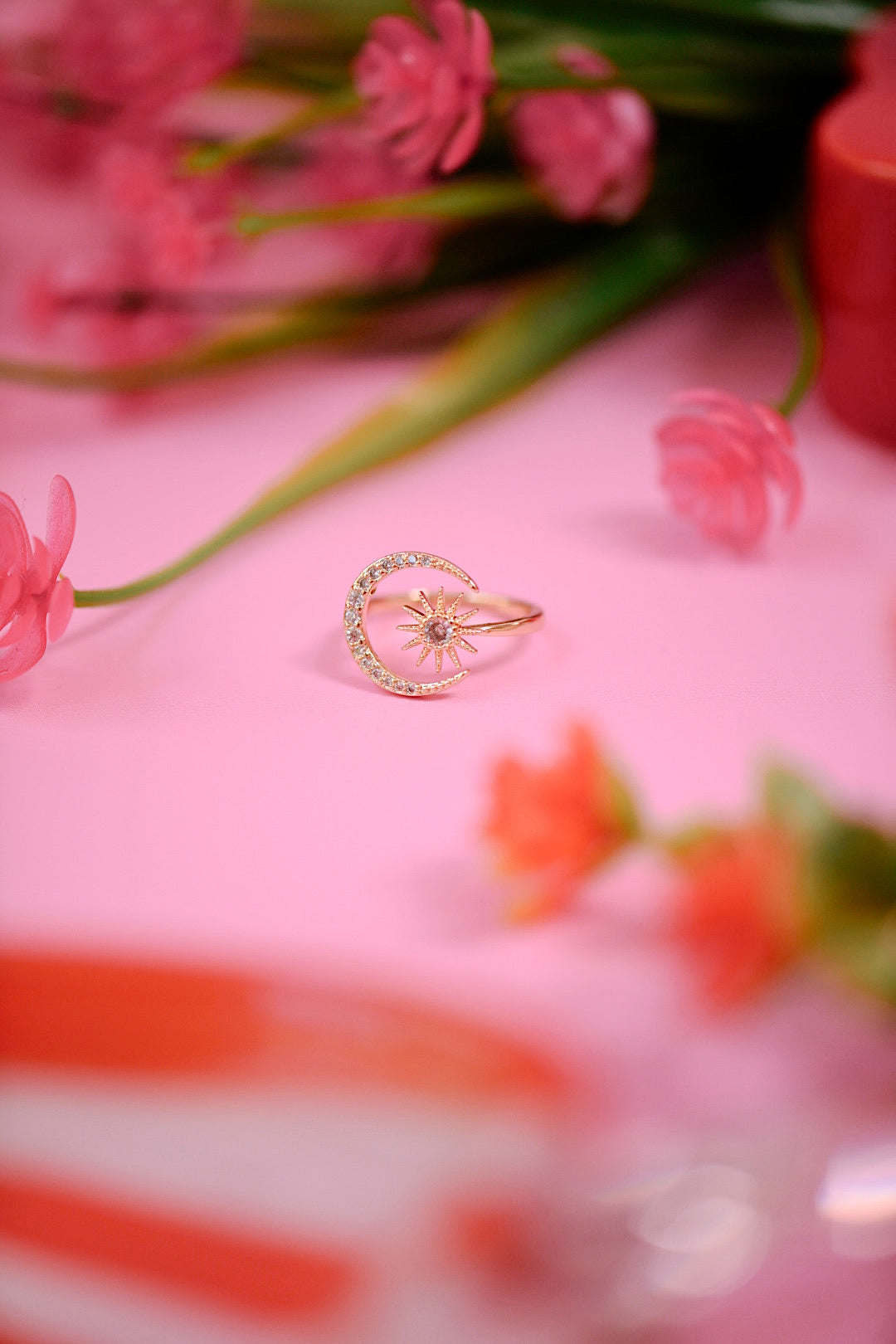 Moonlit Statement Ring