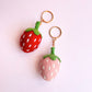 Strawberry Felt Keychain