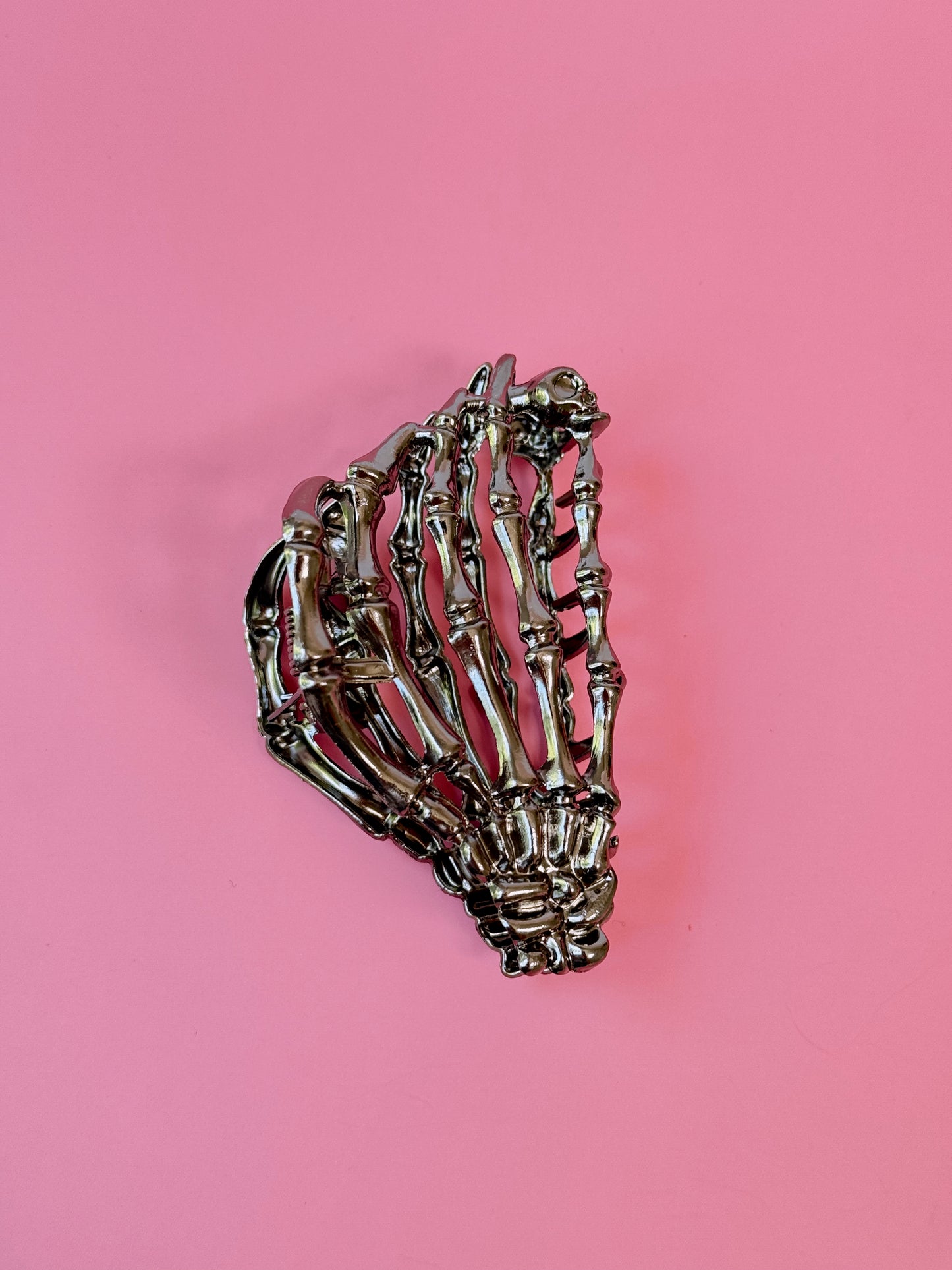 Gunmetal Skeleton Hair Claw