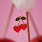 Cherry Heart Hoops (2 Color Options)