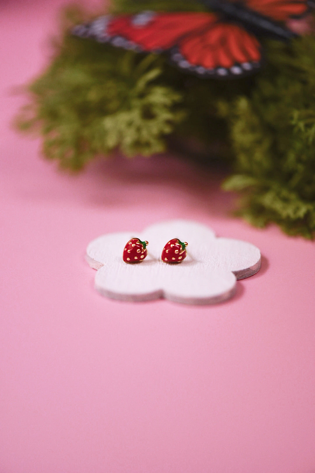 Sweet Strawberry Studs