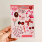 Junk Journal Stickers - Lovers