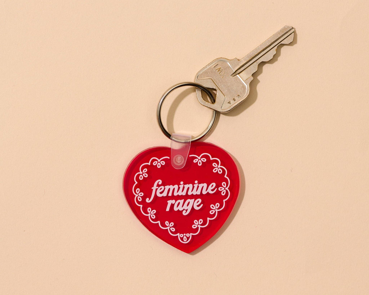 Feminine Rage Keychain