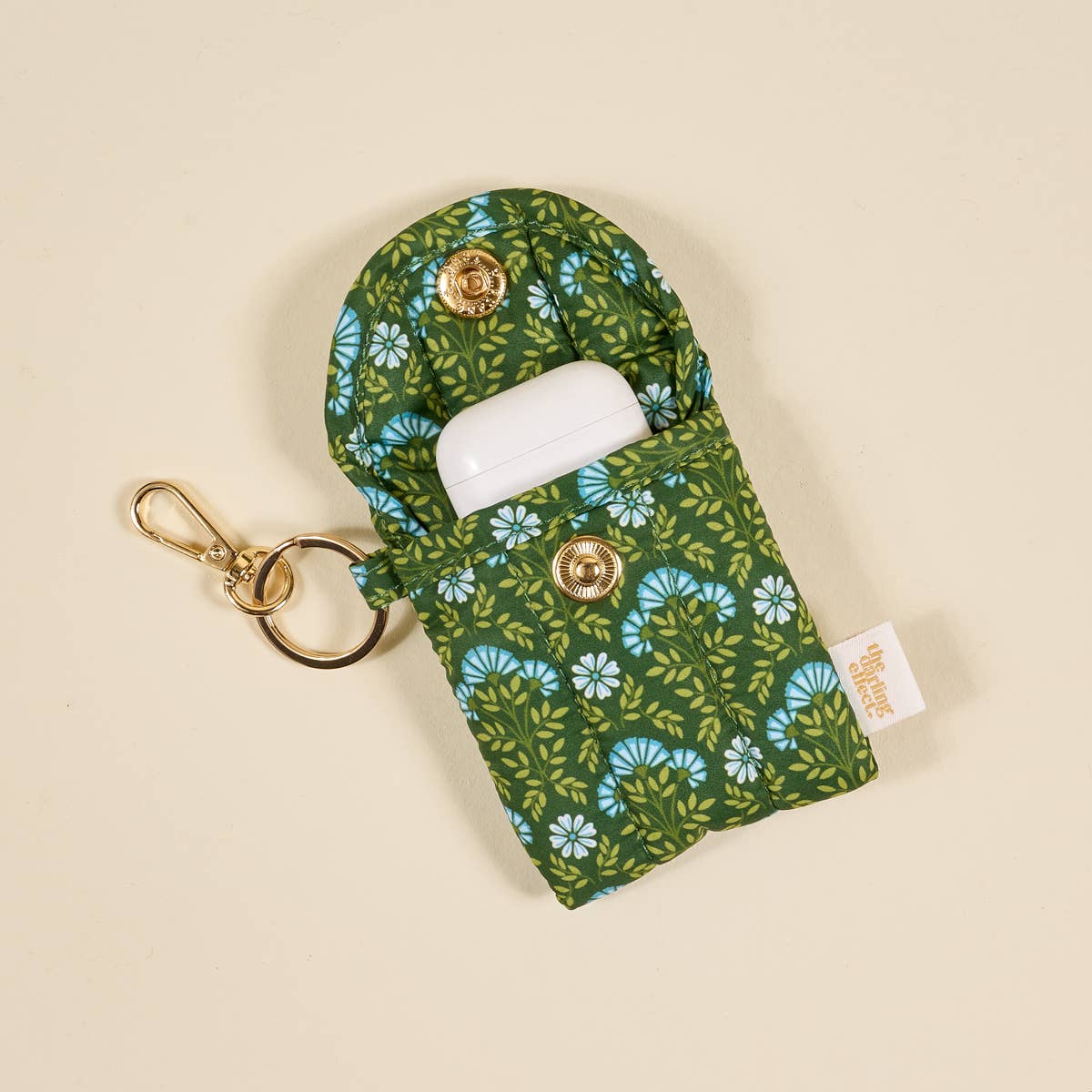 Puffy Earbud Case – Forest Green