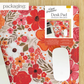 Rosewood Blooms Desk Pad
