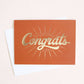 Gold Foil Congrats Card