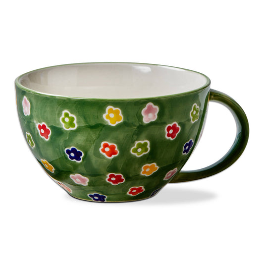 Ditzy Flower Latte Mug