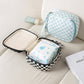 Travel Checker Makeup Cosmetic Pouch Bag