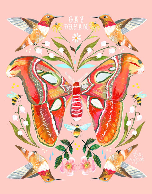 Daydream Moth Art Print