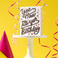Yee Haw Western Birthday Card
