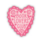 Book Lovers Club Decal Sticker