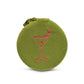 Olive Martini Velvet Jewelry Zip