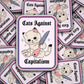 Cats Against Capitalism Sticker