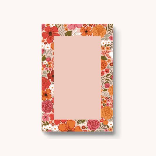 Rosewood Blooms Notepad