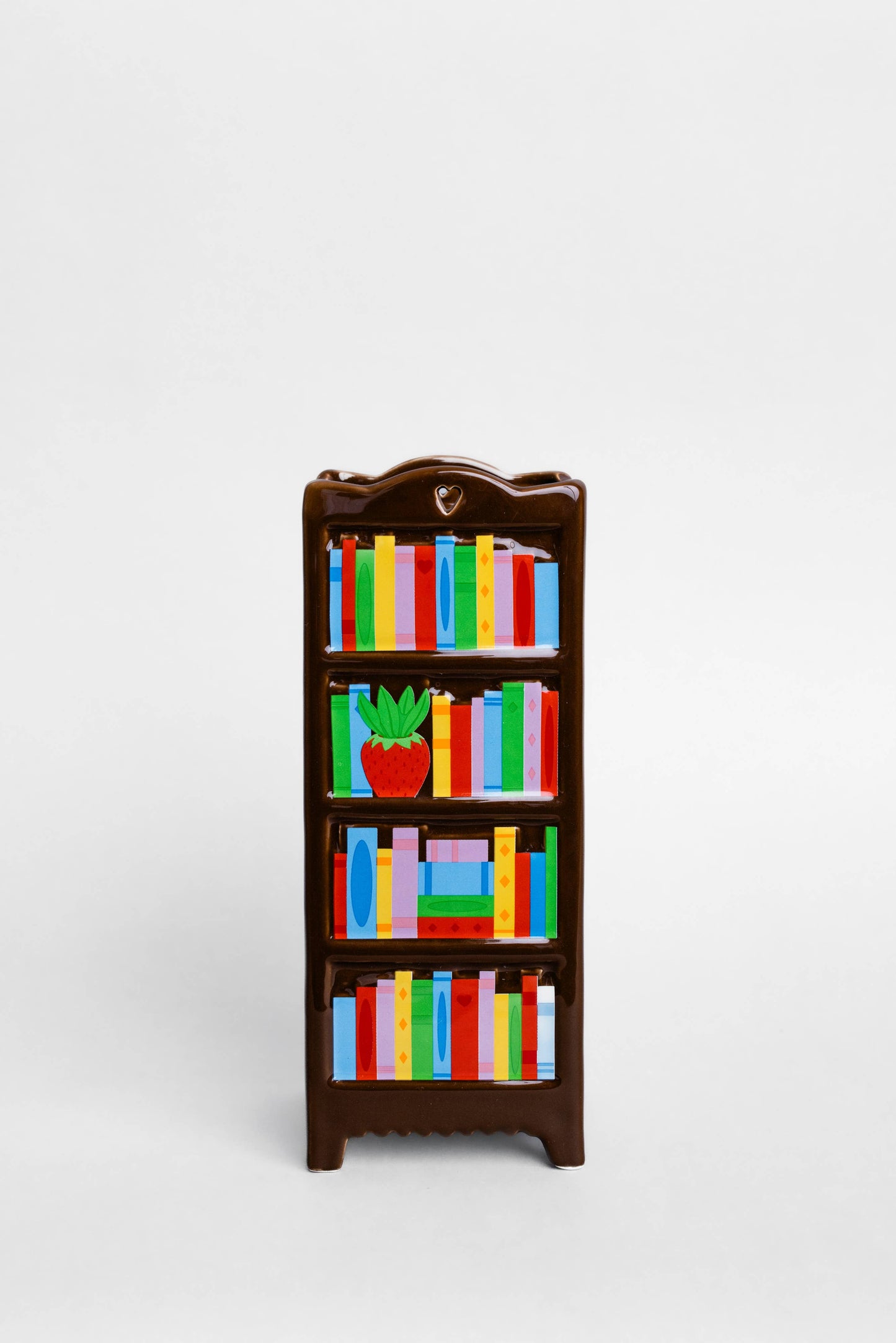 Bookshelf Ceramic Vase