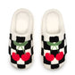 Cherry Checker Indoor/Outdoor Slippers