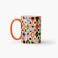 Halloween Argyle Porcelain Mug