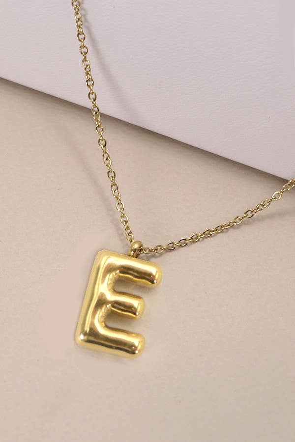 Initial Necklace - 18K Stainless Steel Tarnish Free