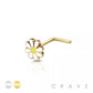 Dainty Daisy L-Shaped Nose Stud
