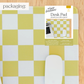 Green Checkerboard Desk Pad