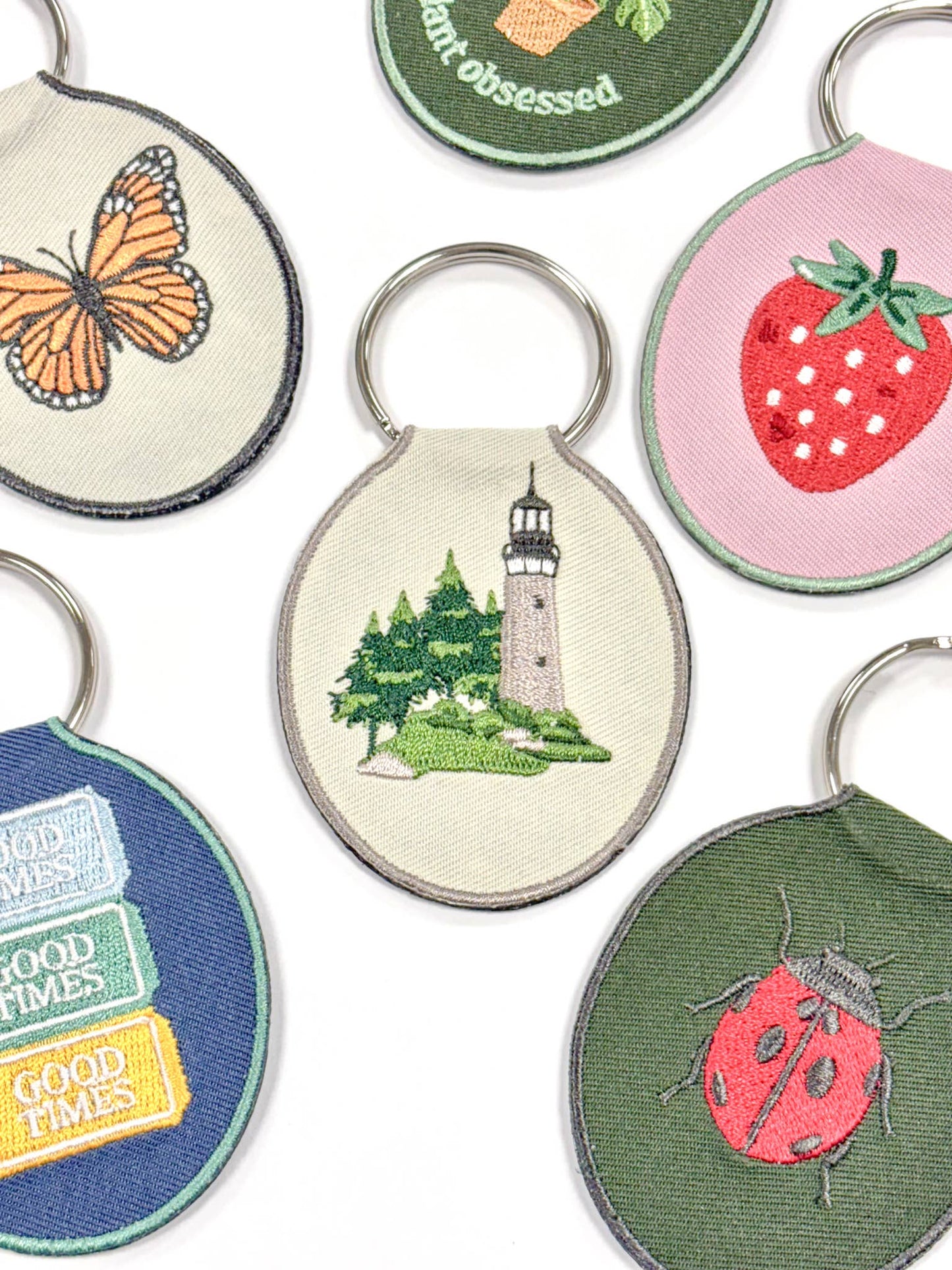 Sweet Treat Embroidered Keychain