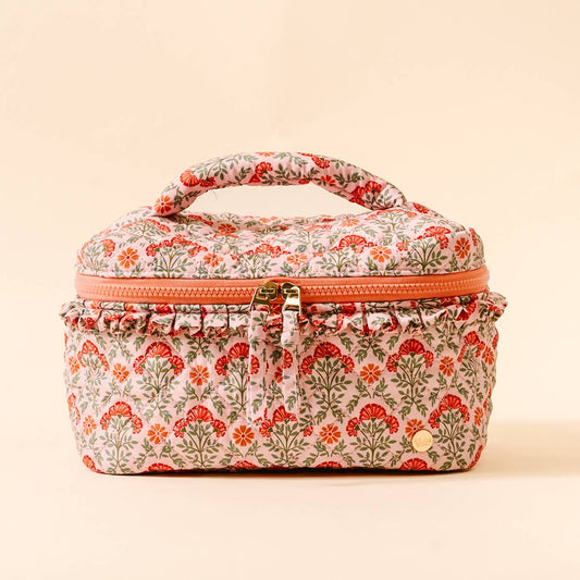Dusty Rose Glam & Go Cosmetic Bag