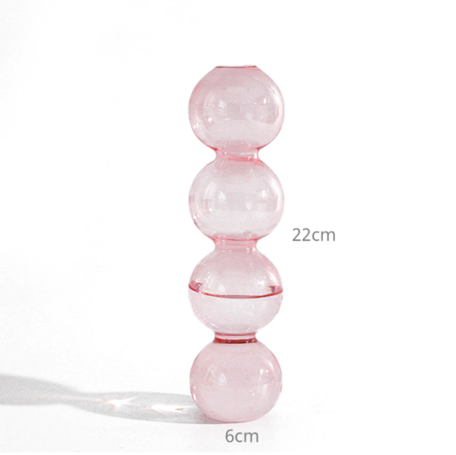 Bubble Shape Glass Vase