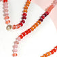 Mini Initial Multi Color Beaded Necklace