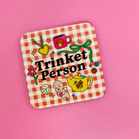 Trinket Person Fridge Magnet