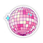 Pink Disco Ball sticker