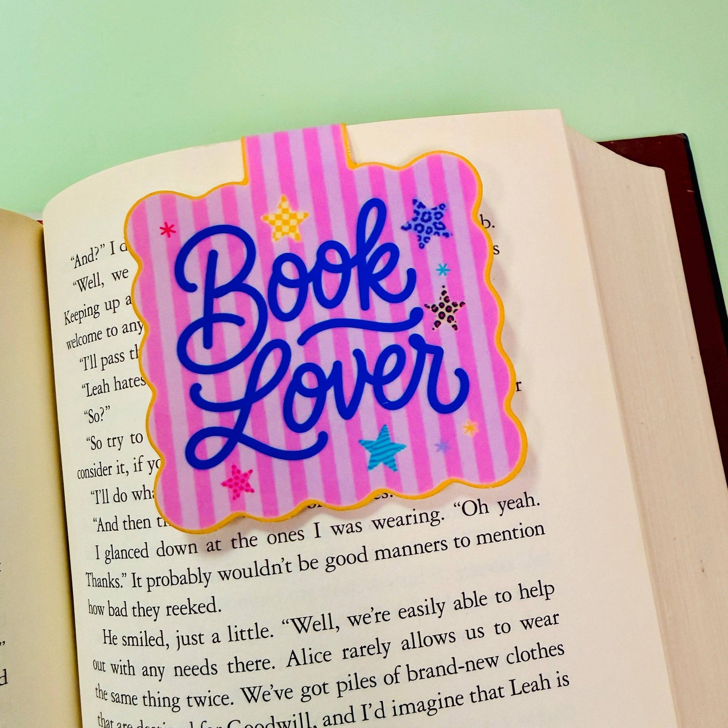 Book Lover Magnetic Bookmark