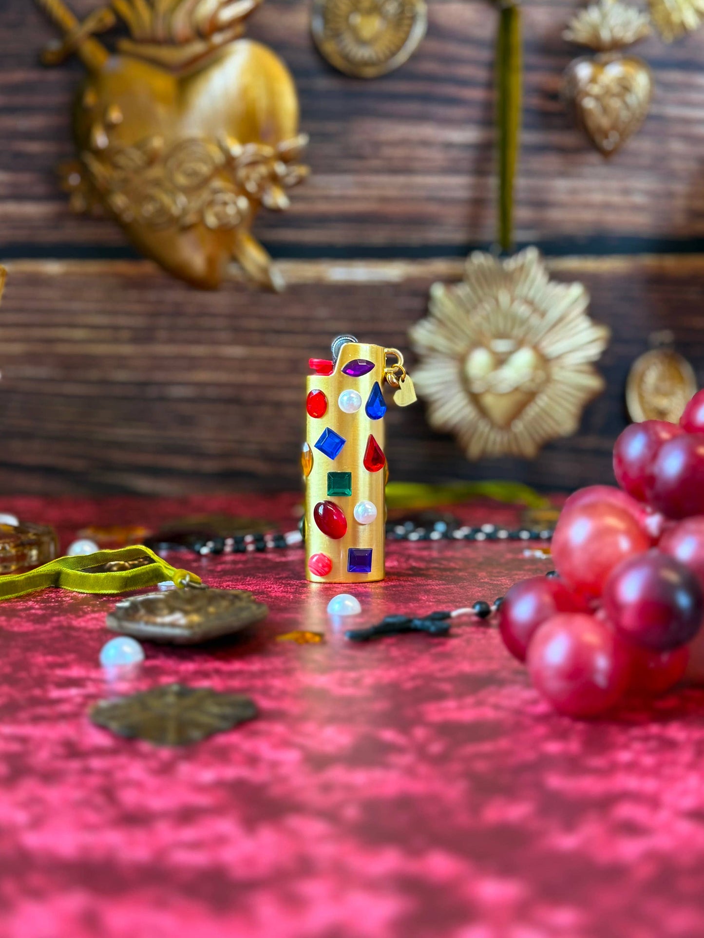 Bejeweled Lighter Case