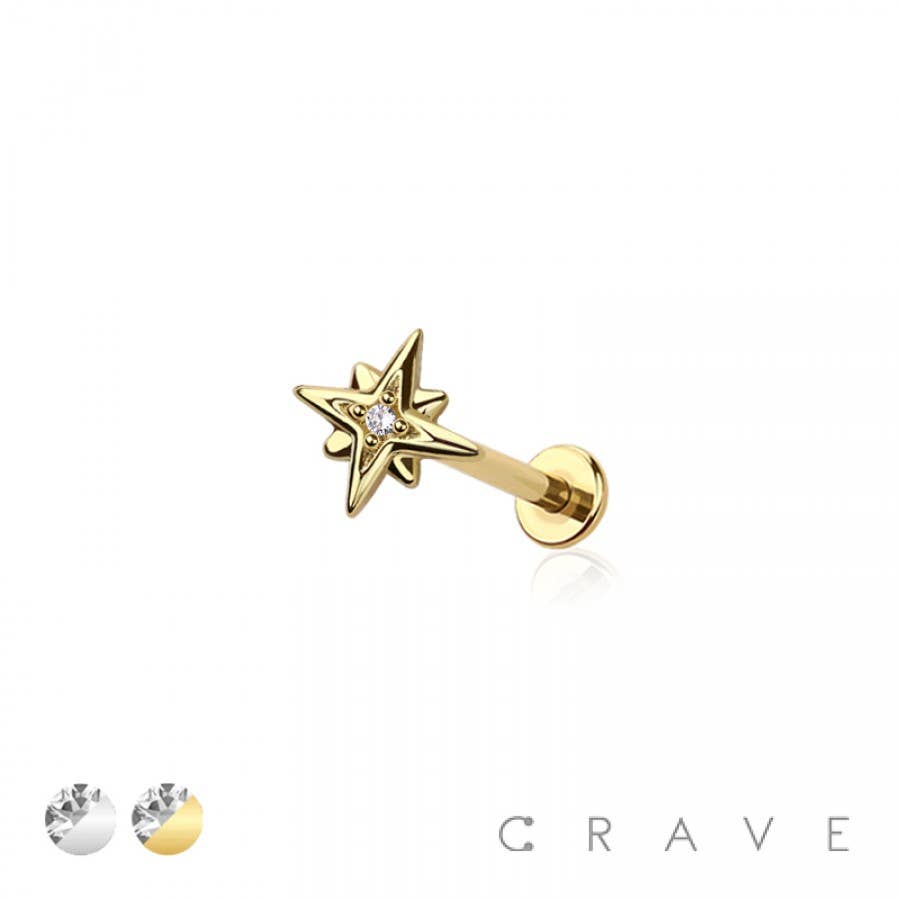 North Star Flat-Back Stud