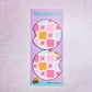 Pink Quilt Car Coasters, 2-Pack