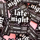 Late Night Readers Sticker