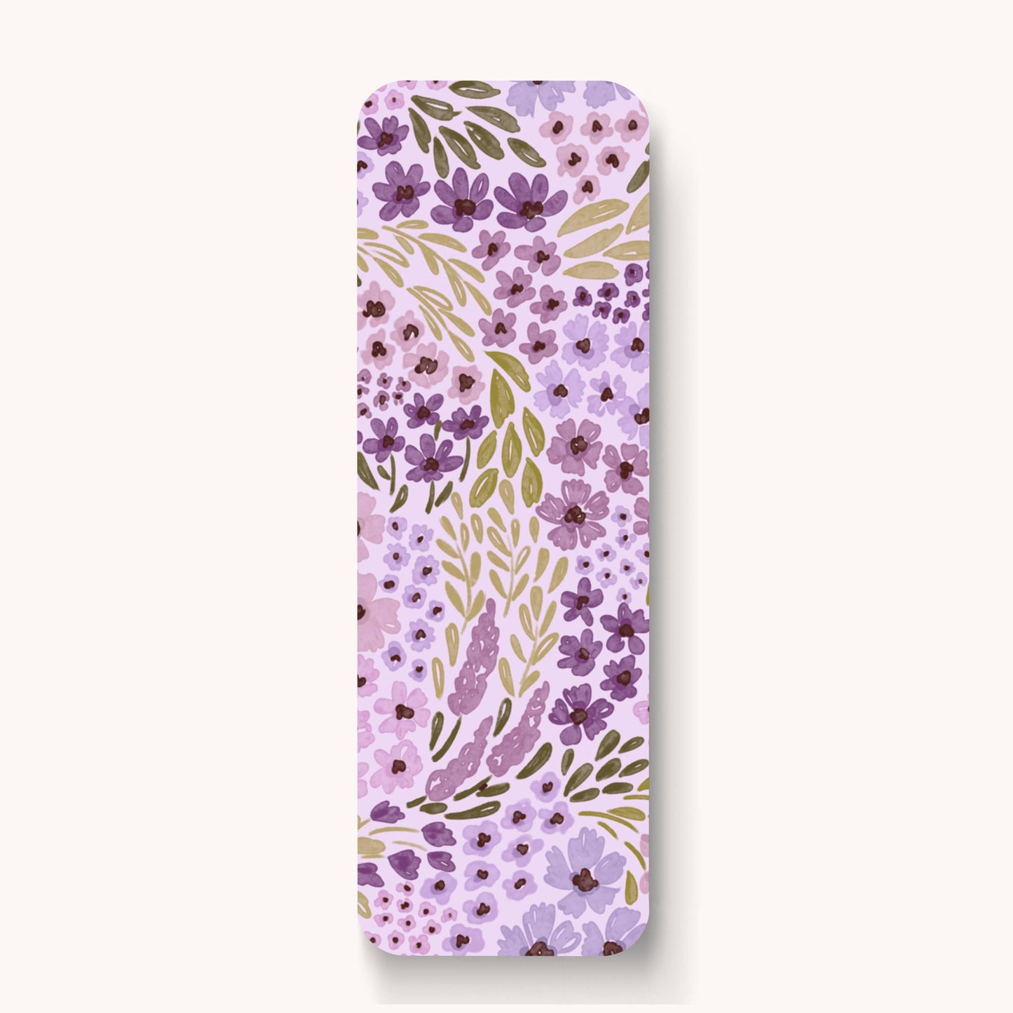 Lilac Floral Bookmark