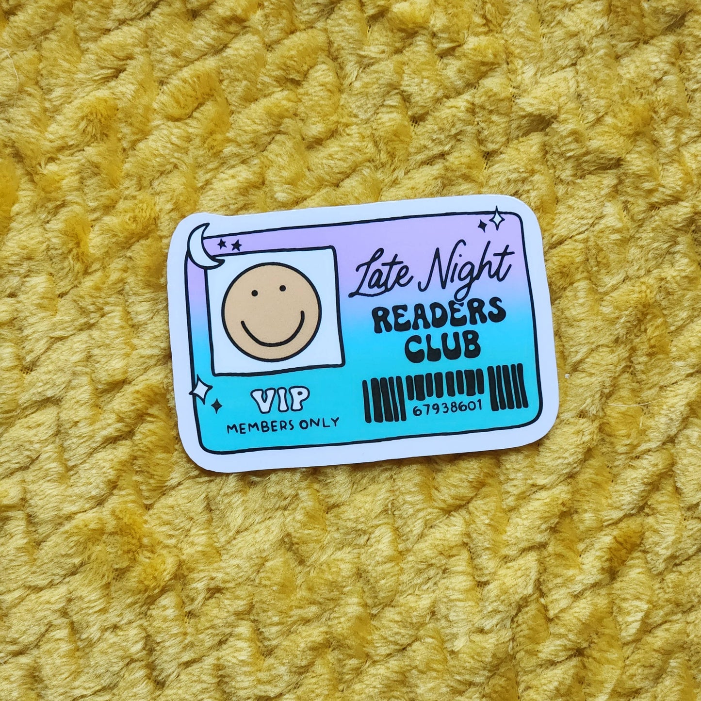 Late Night Readers Club Sticker