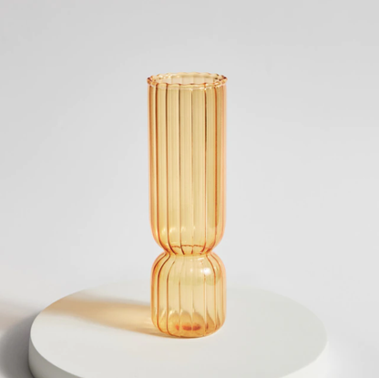 Nordic Glass Fluted Vase