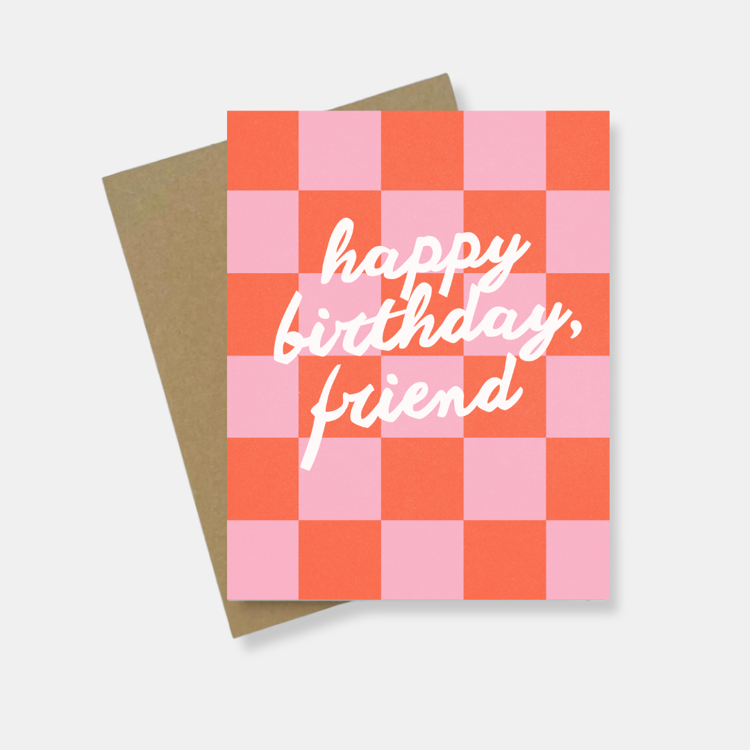 Happy Birthday Friend Greeting Card