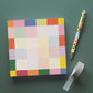Rainbow Checks Jumbo Desk Pad