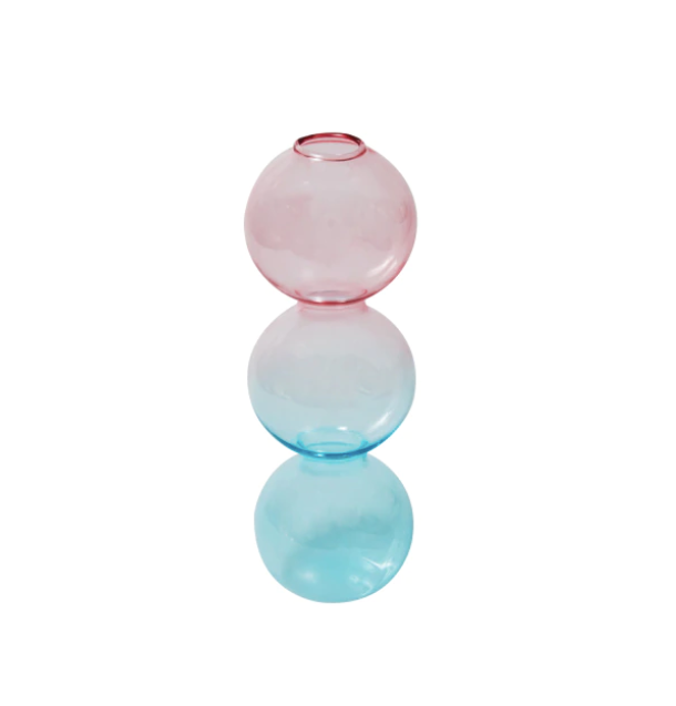 Bubble Shape Glass Vase