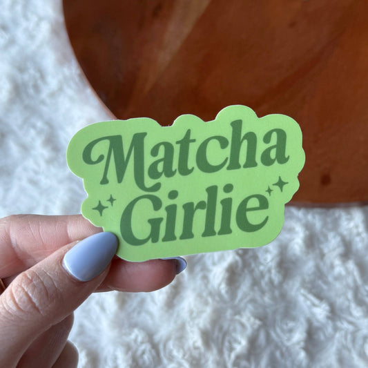 Matcha Girlie Sticker