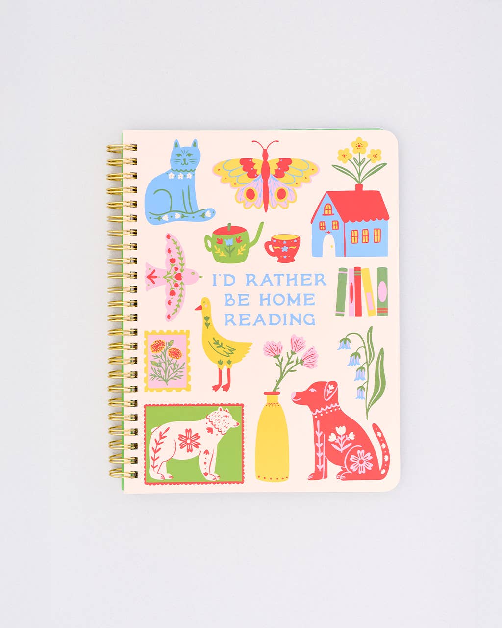 I'd Rather Be Home Reading Mini Notebook