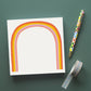 Rainbow 200-Sheet Jumbo Desk Pad