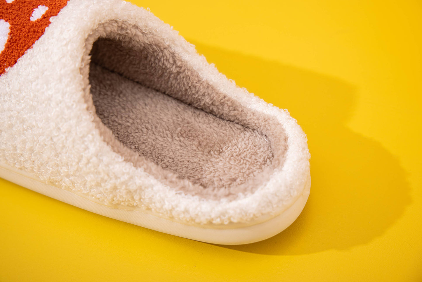 Mushroom Plush Slippers