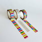 Rainbow Washi Tape - Set of 3