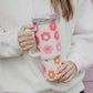 Groovy Flowers Tumbler Cup