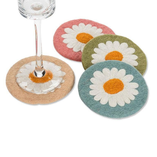 Felt Daisy Coaster